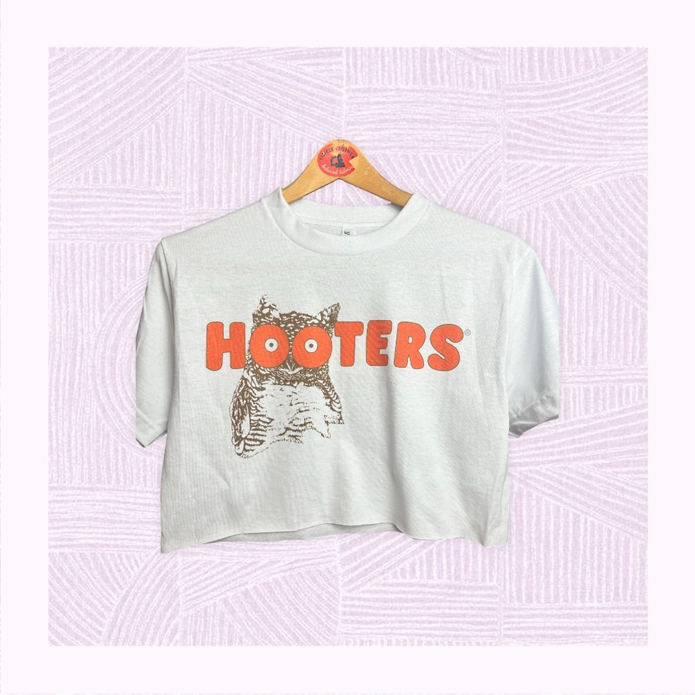 Hooters crop top S- 3X available